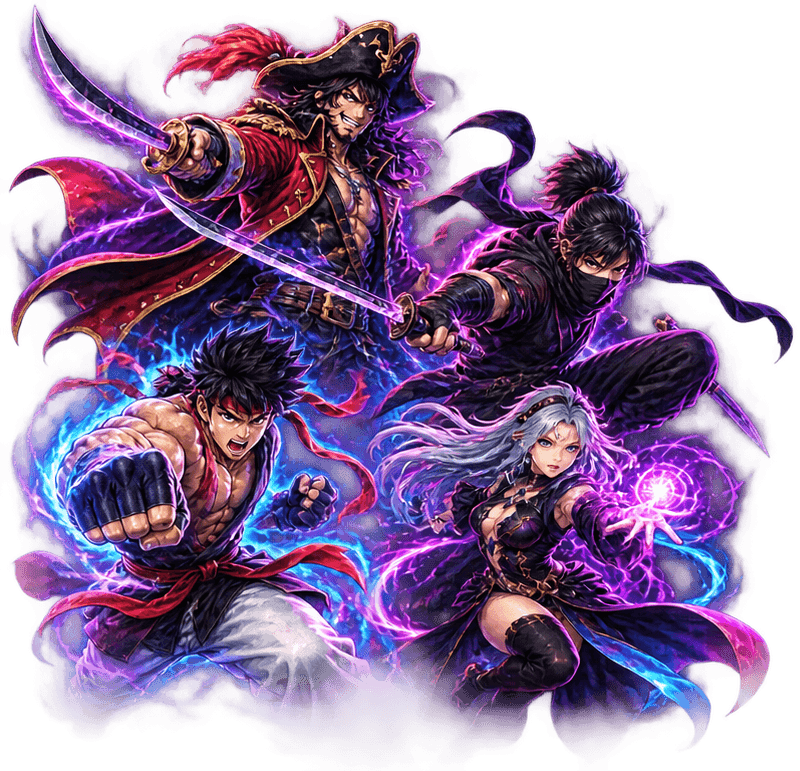 Lucardio original hero characters