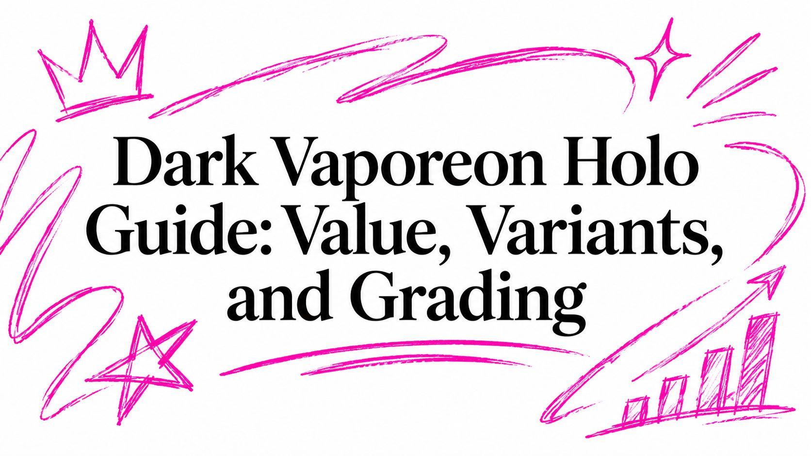 Dark Vaporeon Holo Guide: Value, Variants, and Grading
