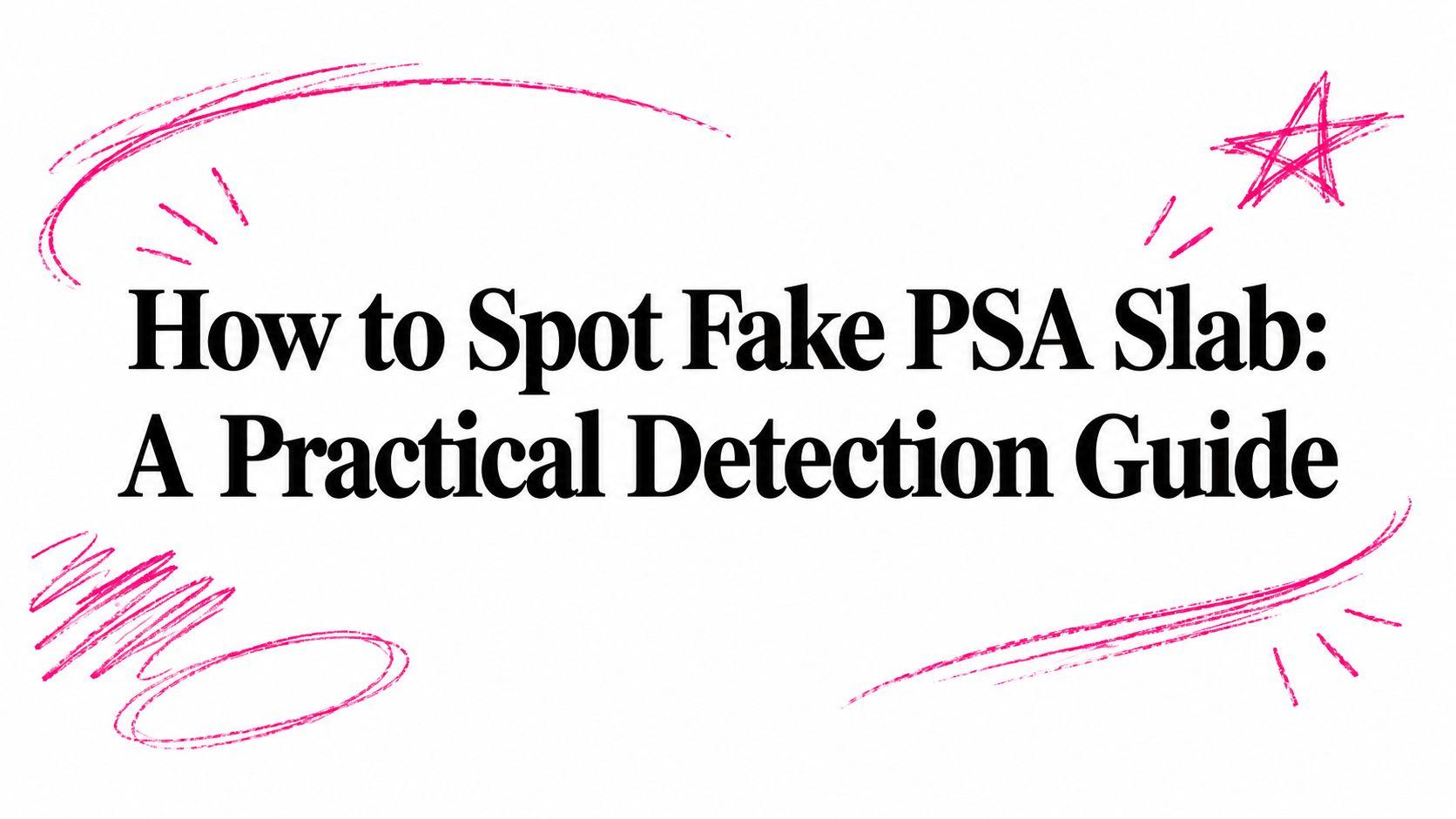 How to Spot Fake PSA Slab: A Practical Detection Guide